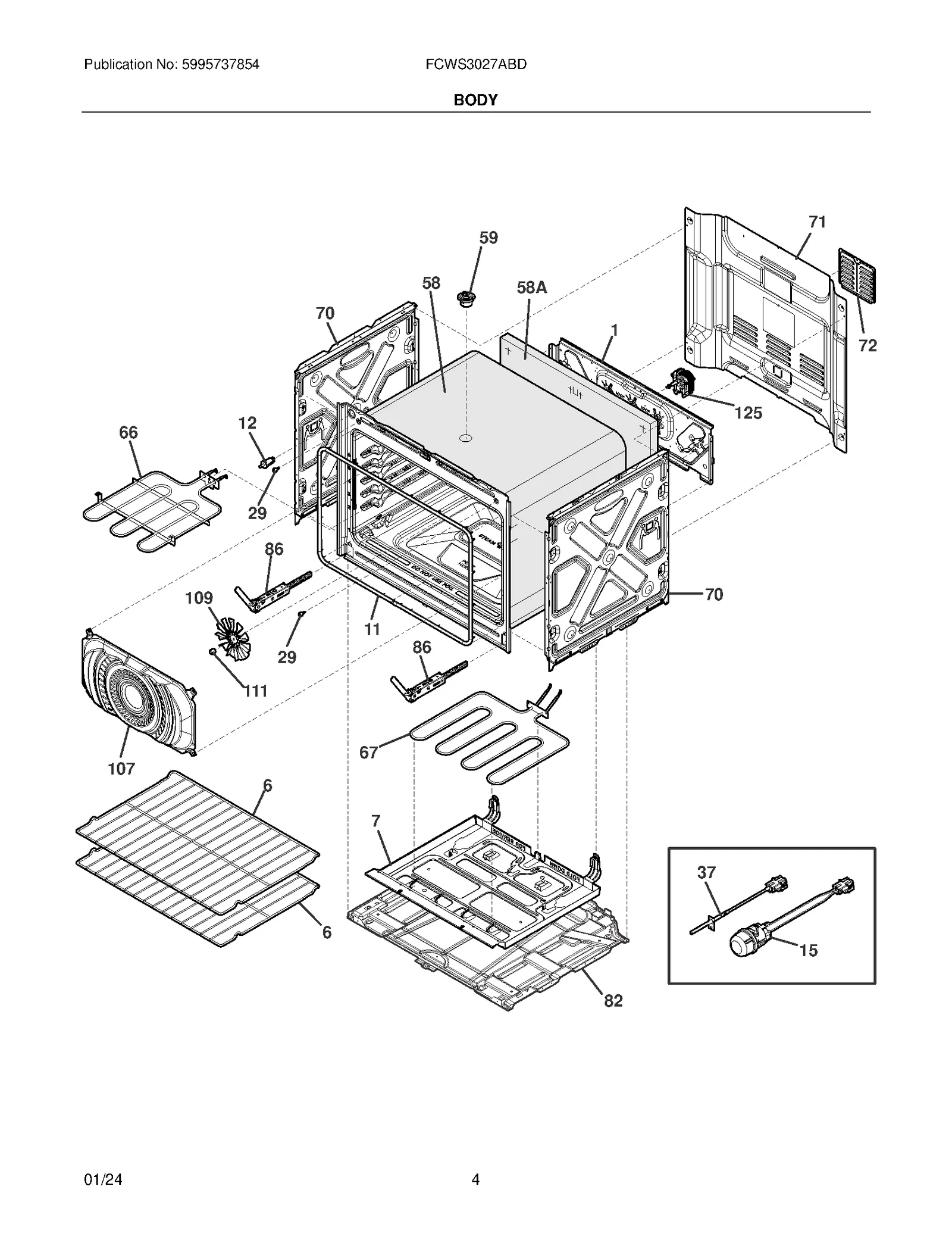Hidden Bake System Assembly
