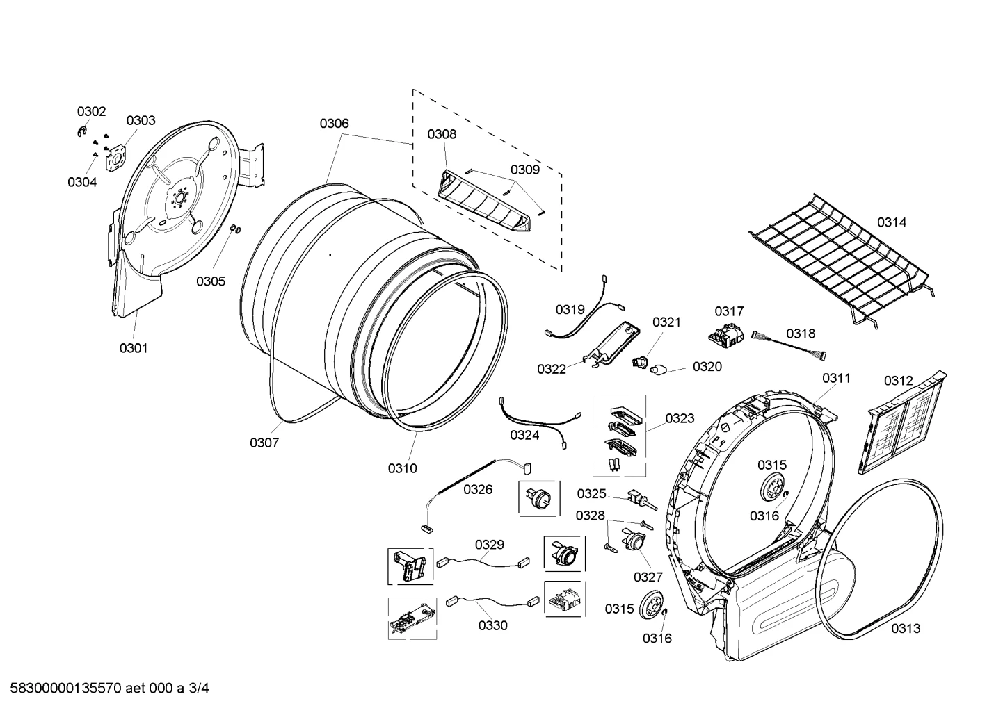 Wire Harness, Moisture Sensor