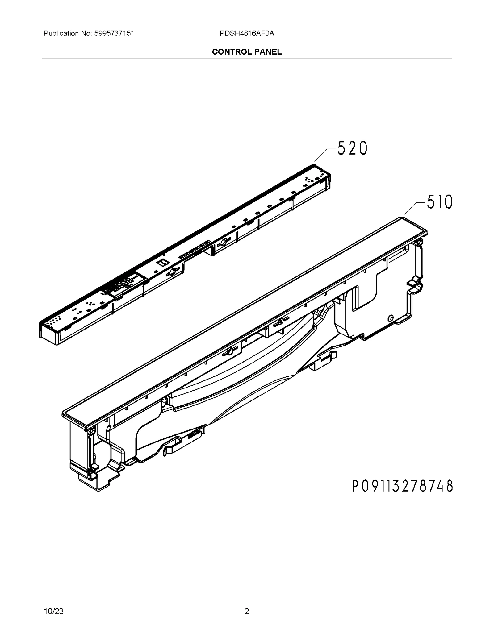 Control Panel Assembly