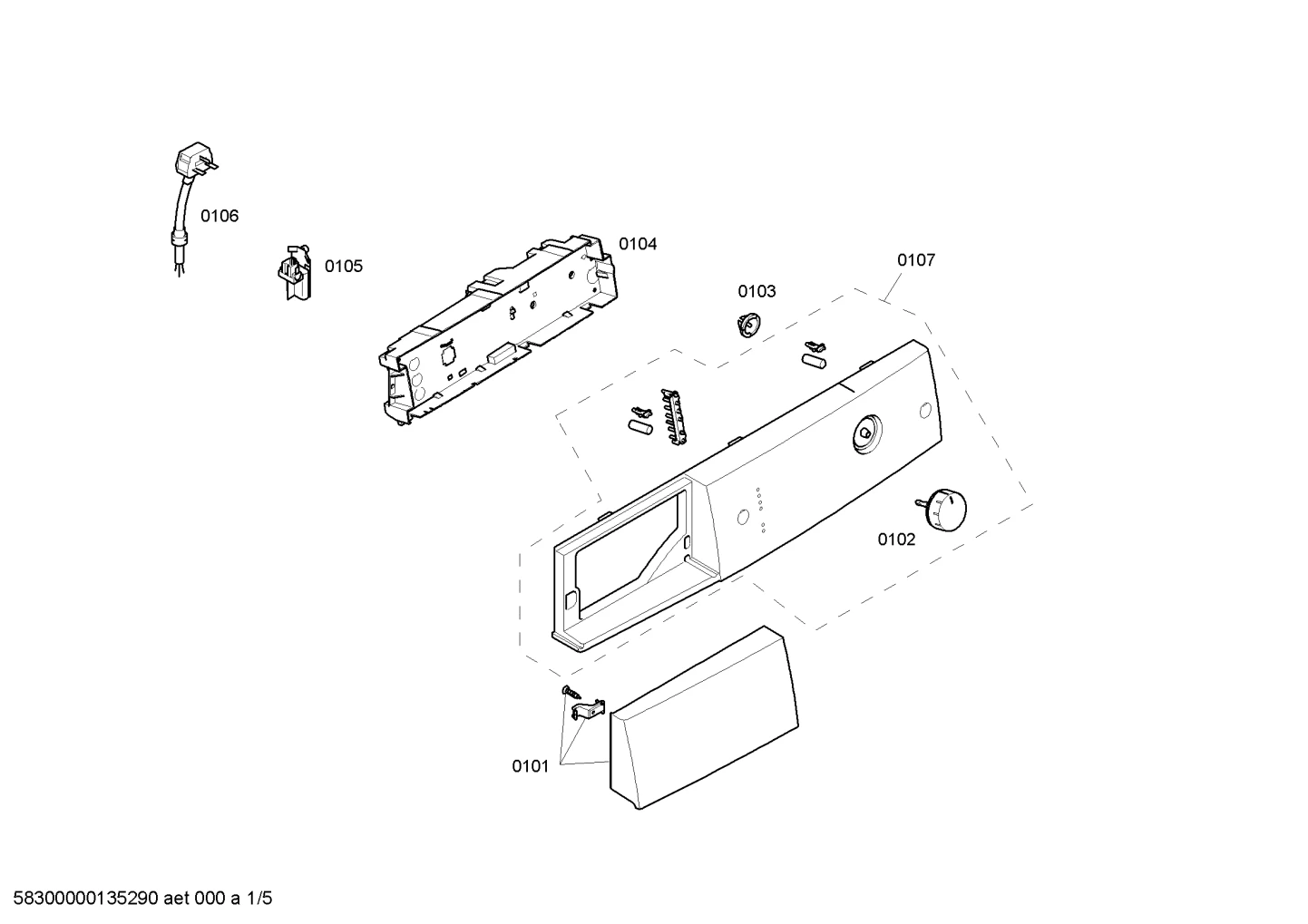 Door & Housing, Handles & Knobs (0101-0106)