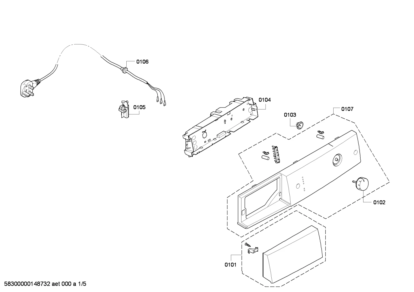 Door & Housing, Handles & Knobs (0101-0106)
