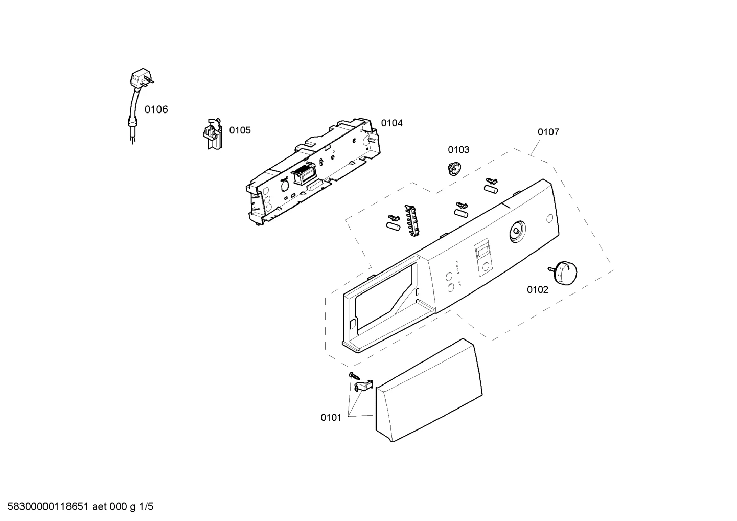 Door & Housing, Handles & Knobs (0101-0106)