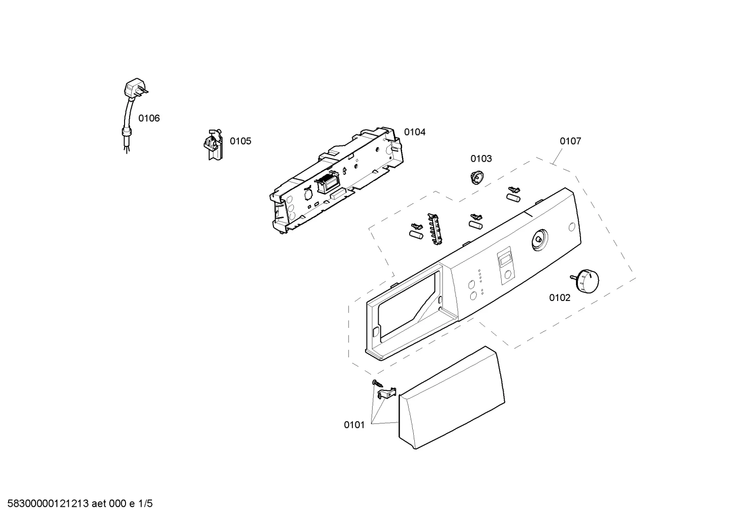 Door & Housing, Handles & Knobs (0101-0106)