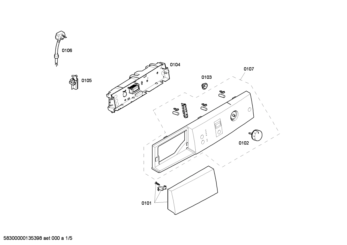 Door & Housing, Handles & Knobs (0101-0106)