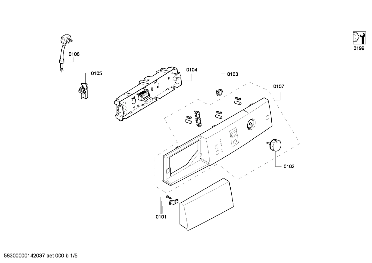 Door & Housing, Handles & Knobs (0101-0106)