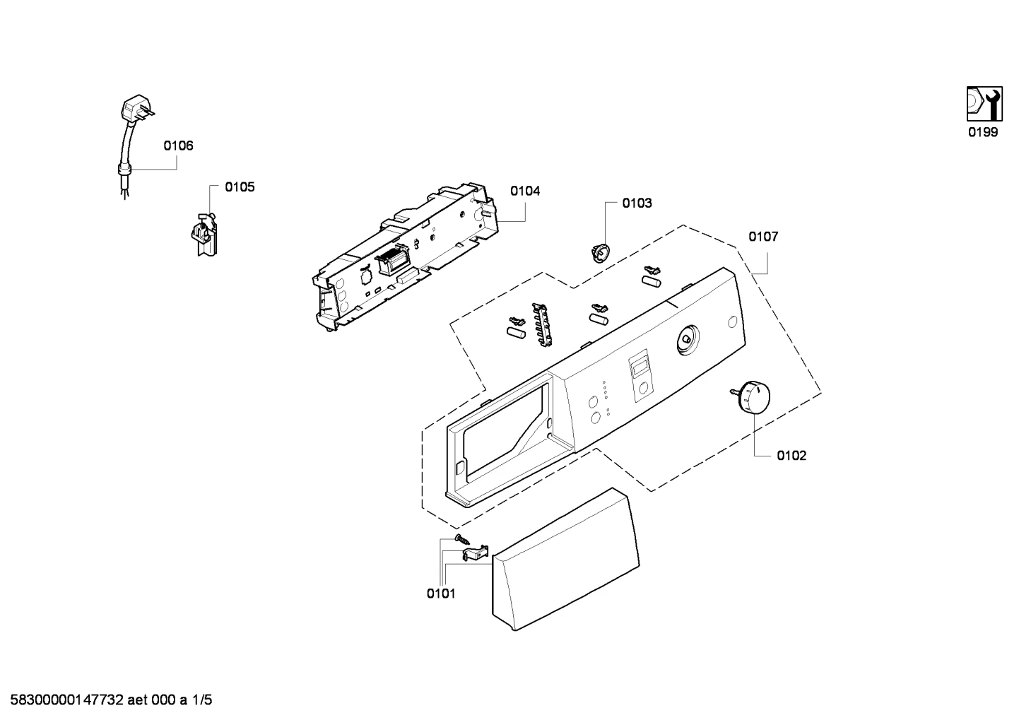 Door & Housing, Handles & Knobs (0101-0106)