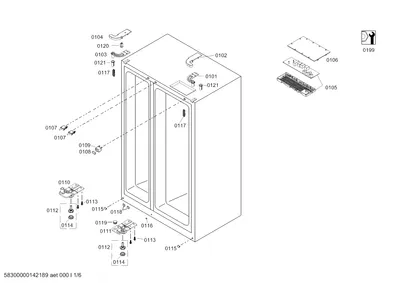 Door & Housing, Hinges (0102-0199)