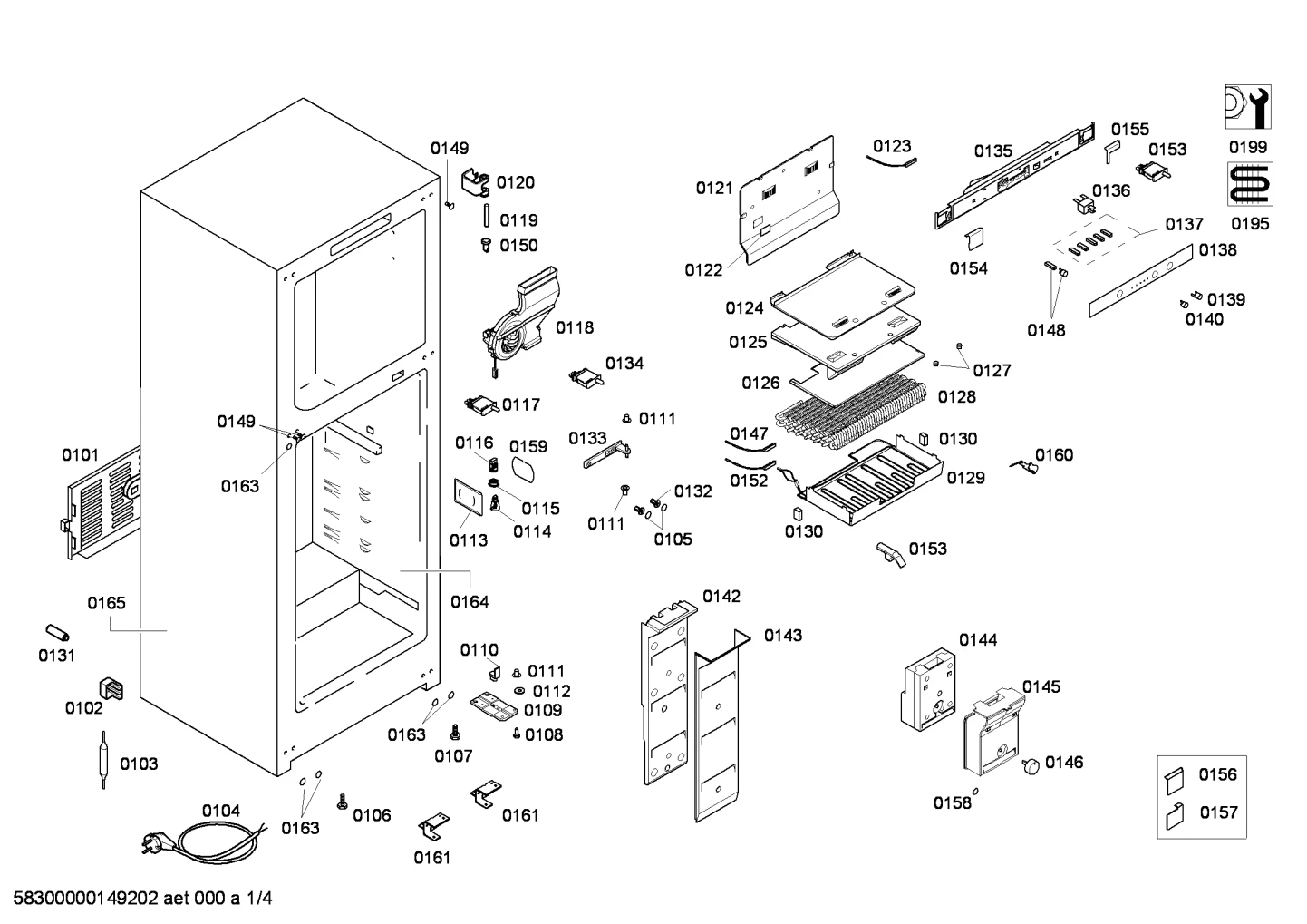 Hinges, Seals & Gaskets (0103-0199)