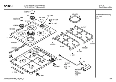 Seals & Gaskets, burnercaps rings (0005-0291)