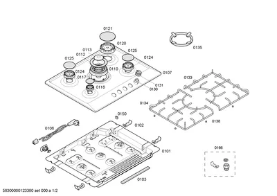 burnercaps rings, othergasparts (0102-0197)