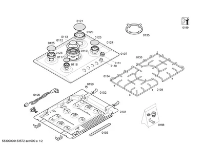 burnercaps rings, othergasparts (0102-0199)
