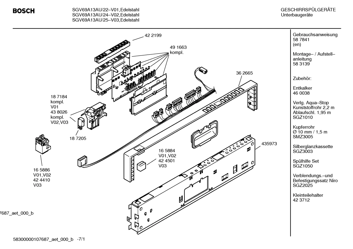 Baskets & Wheels, Door & Housing (0002-3020)