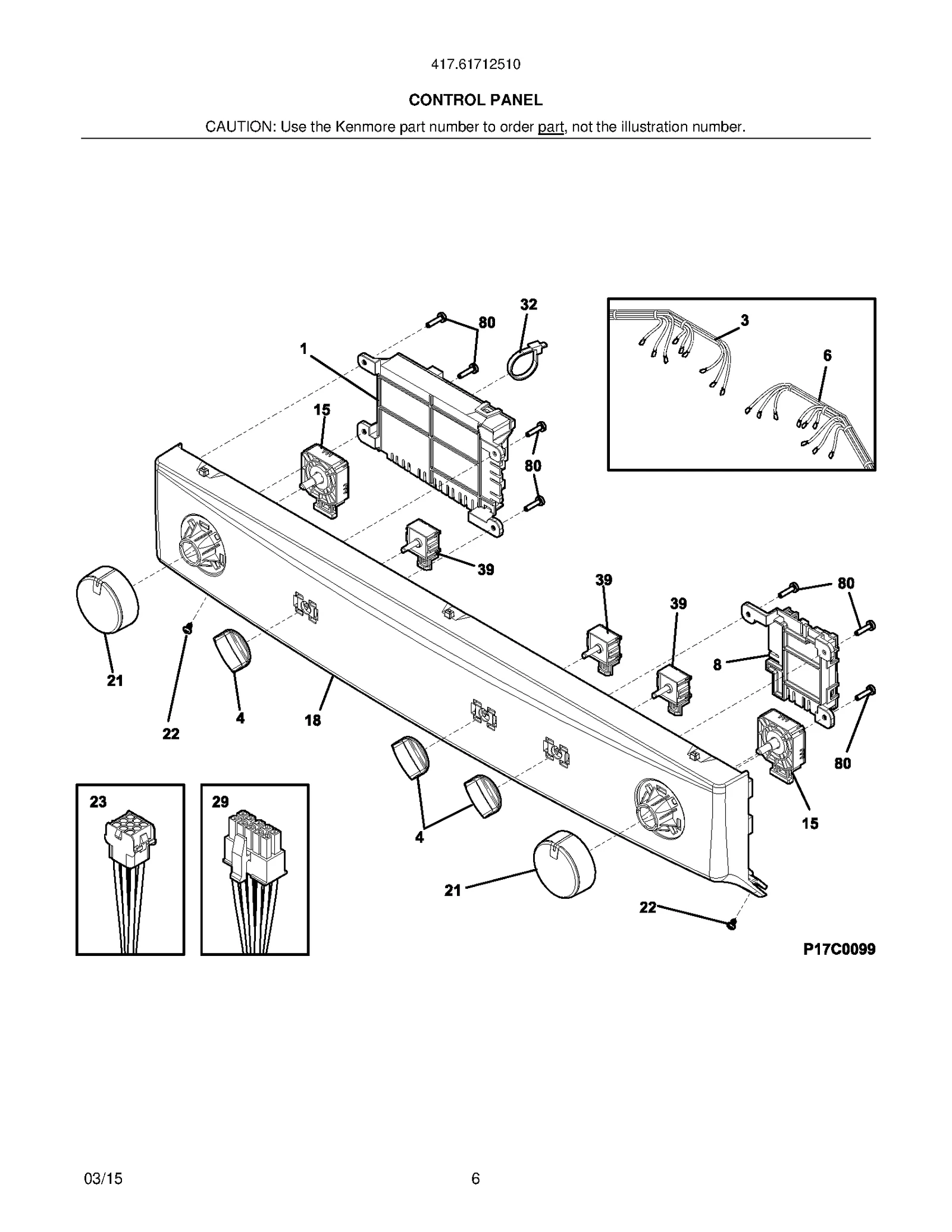 Repair Parts List