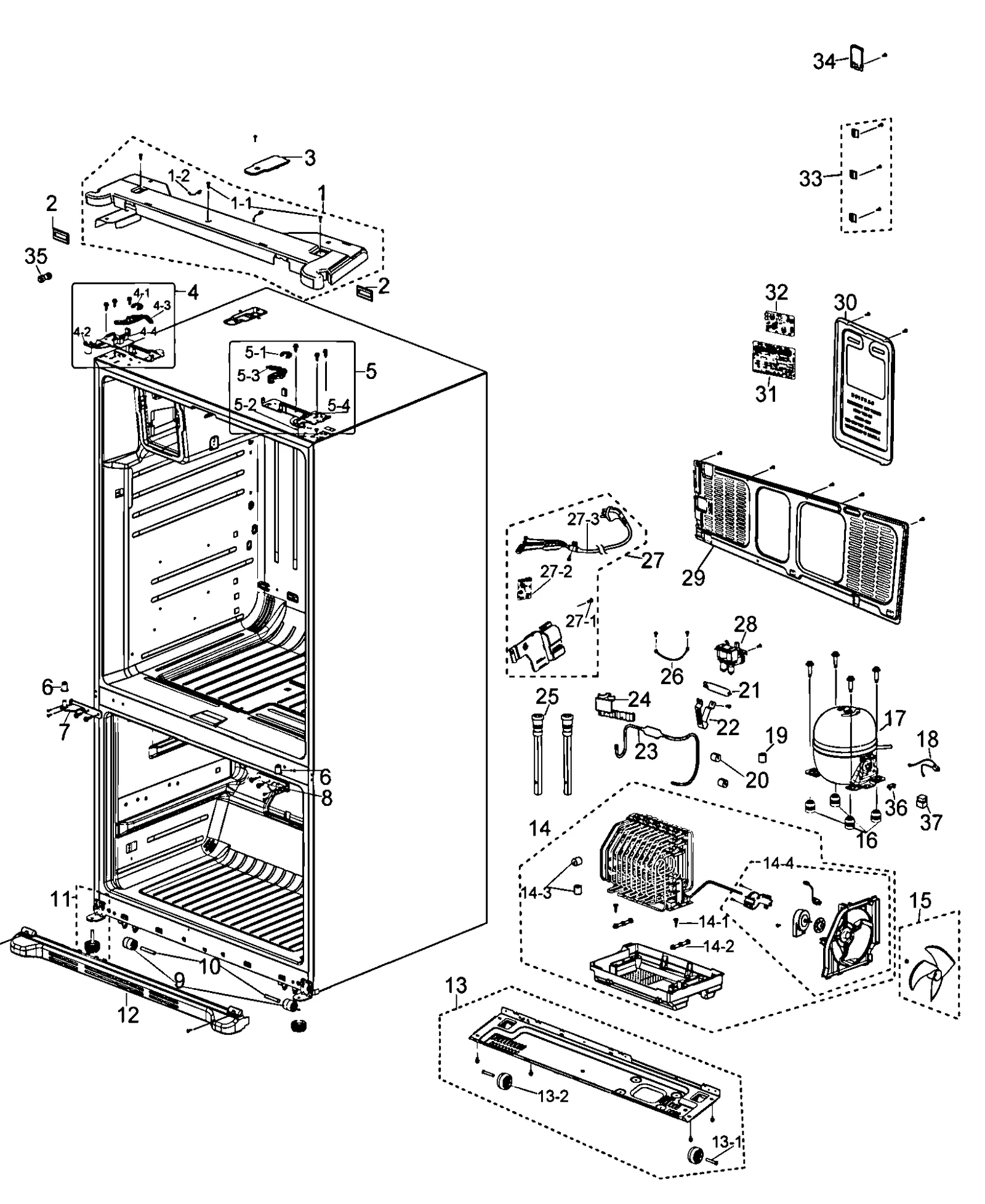 Upper Right Hinge Assembly