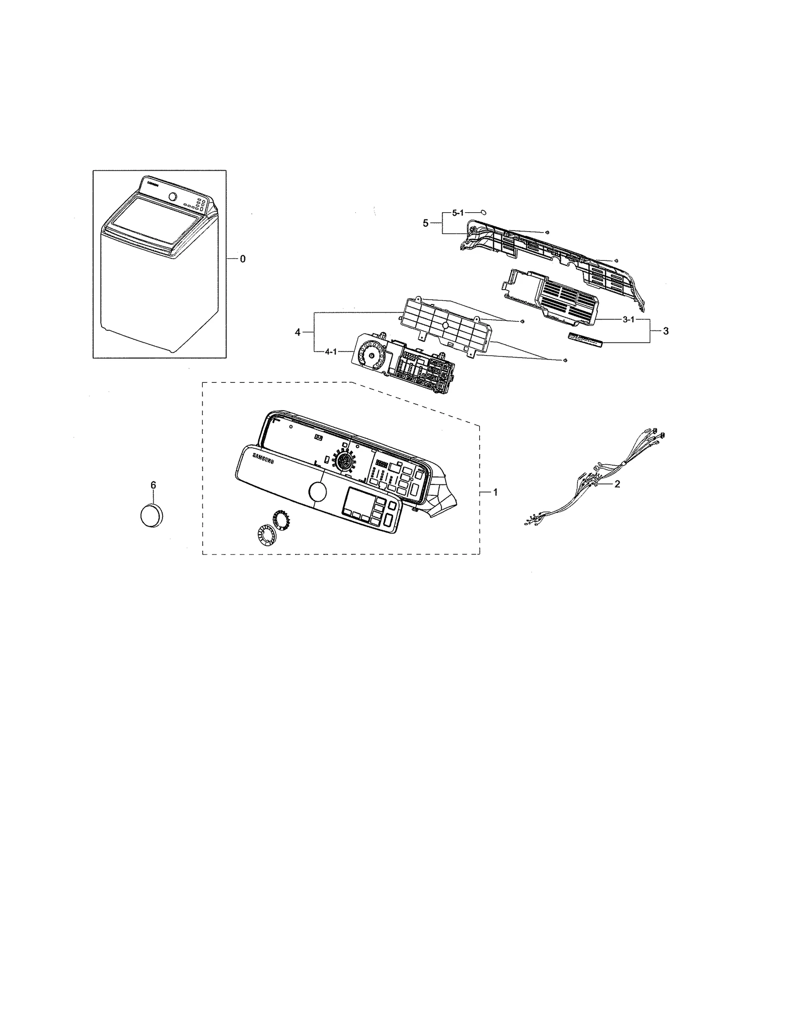 Cover Panel Assembly WA77(5)50 KOR