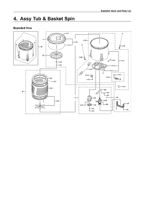 Washing Machine Semi Tub Outer Assembly