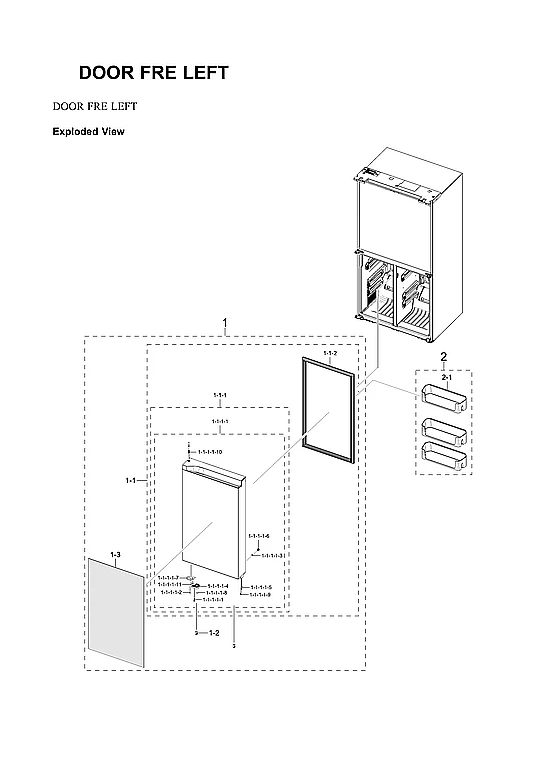 Left Door Foam Assembly