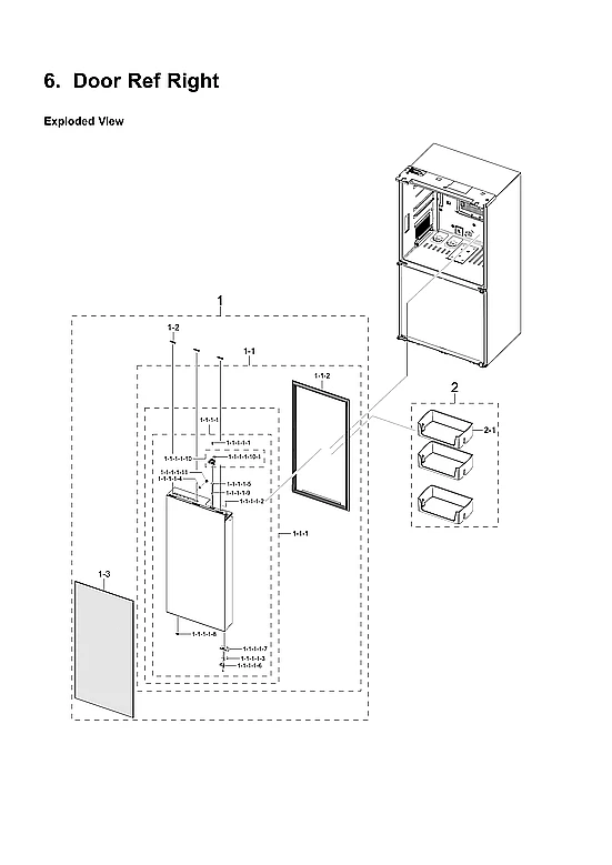 Assembly Door Foam-REF RIGHT;RF900