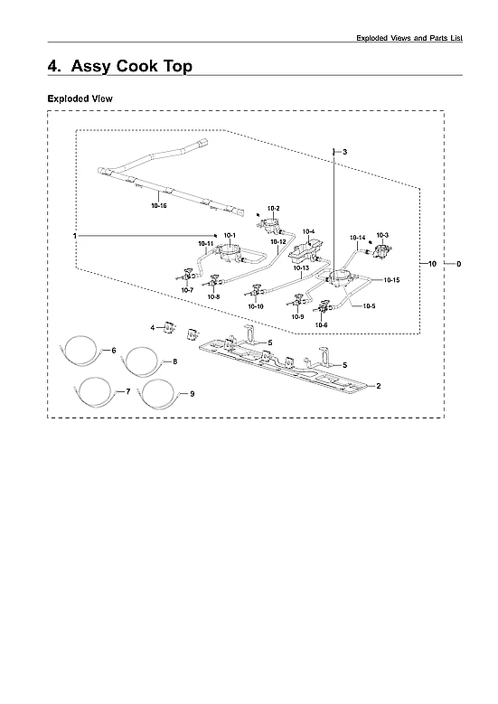 Assembly Burner Tube - Fish