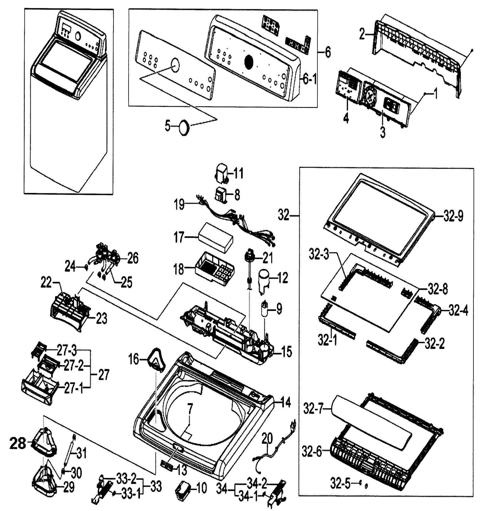 Assembly S.PANEL CONTROL;ORCA,WA54