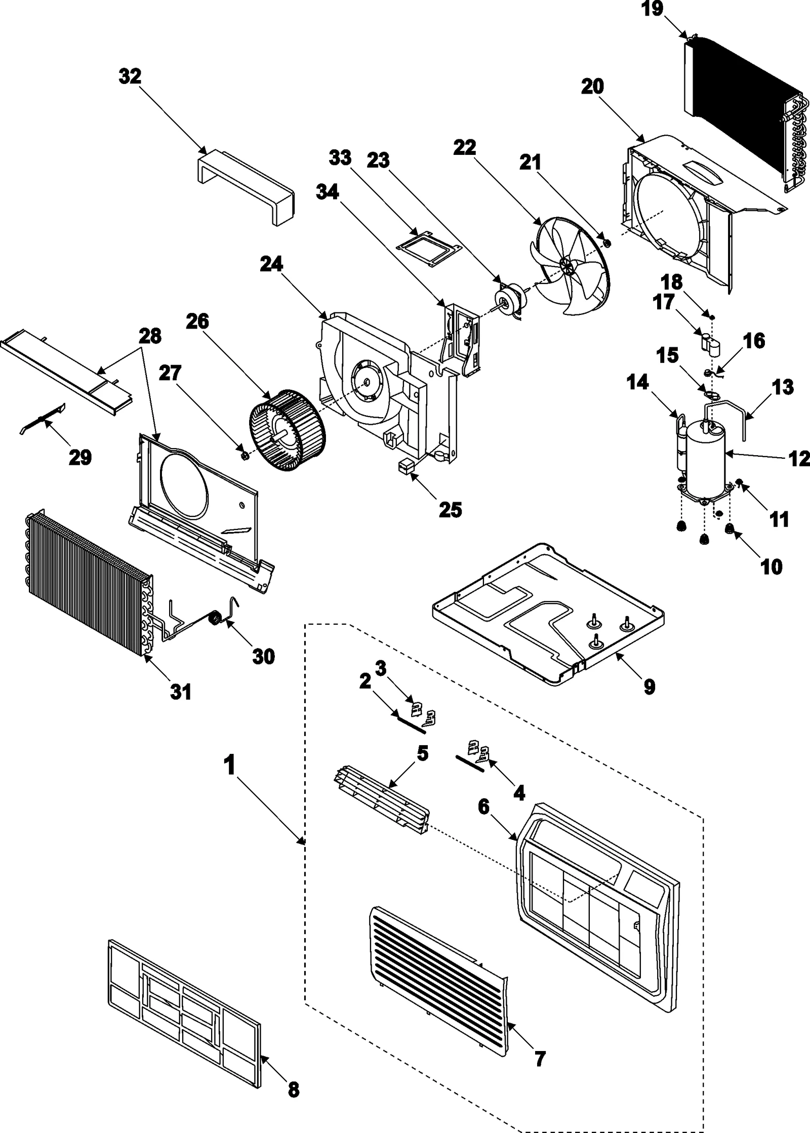 Evaporator Case Assembly Plate
