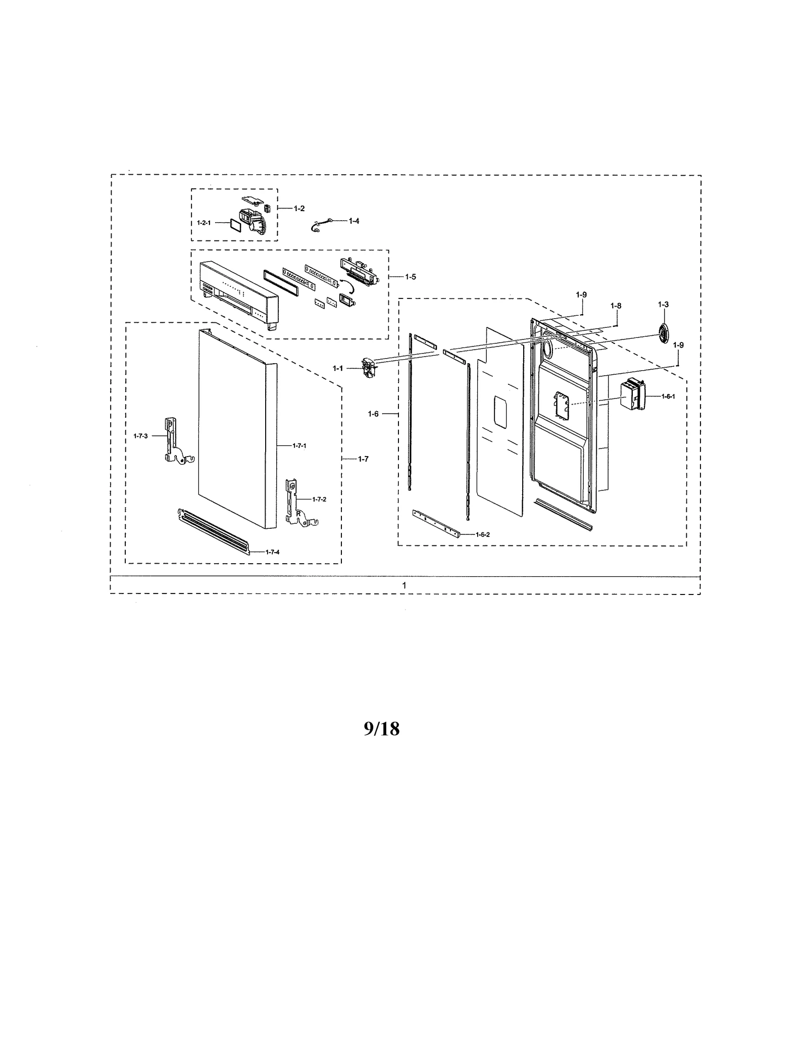 Service Door Outer Assembly