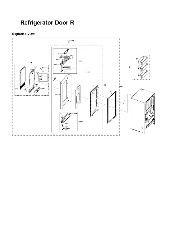Right Door Foam Assembly