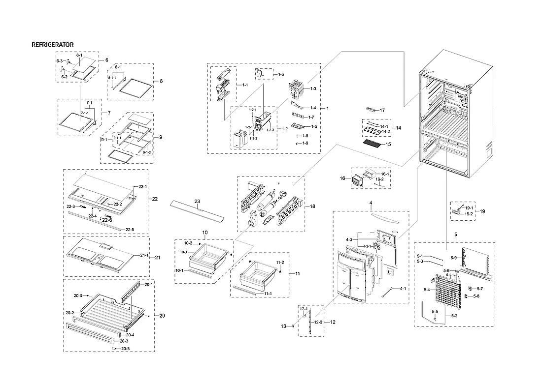 Pantry Drawer Module Case Assembly