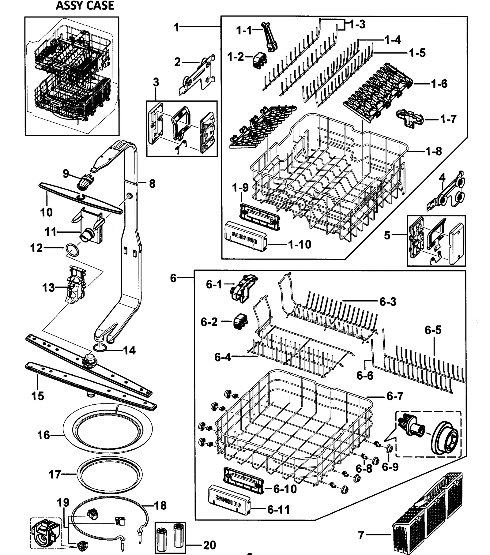 Upper Rack Assembly