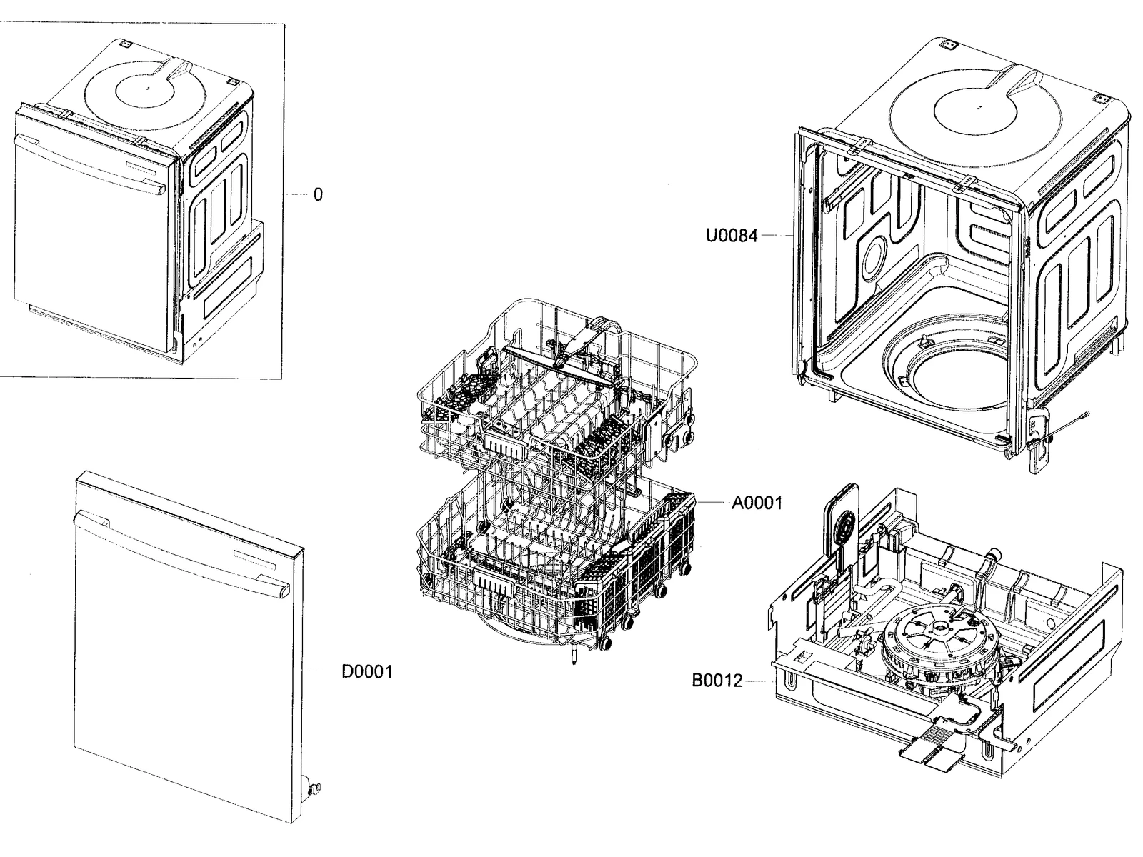 Assembly Tub R PJT DMR78