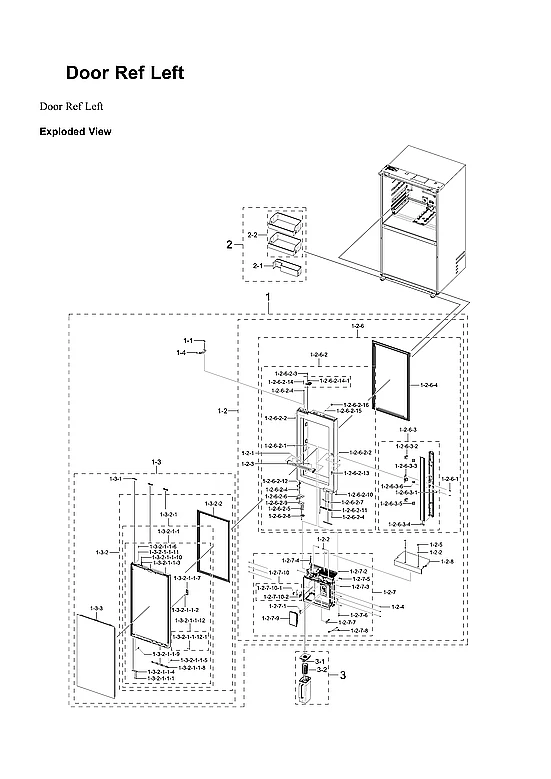 Foam Door Assembly - Left