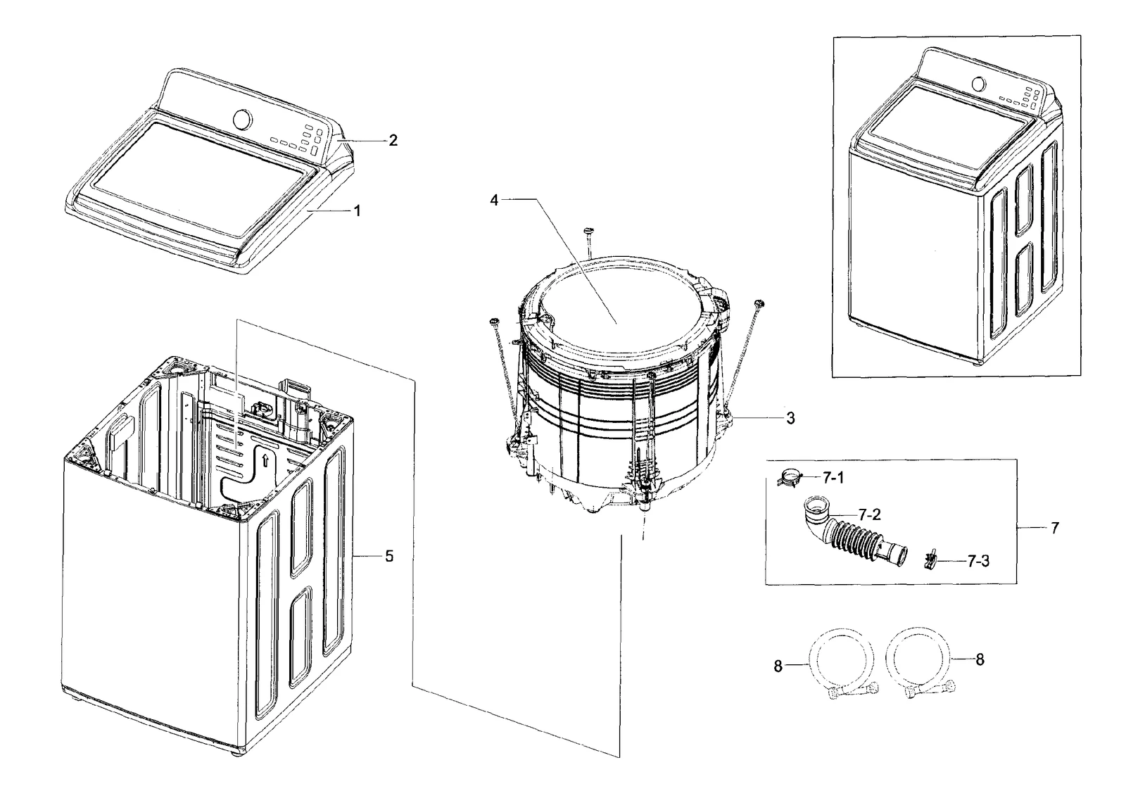 Assembly Spin Basket