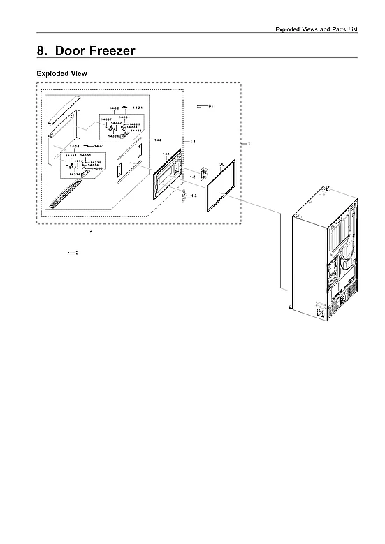 Door Foam Assembly FRE