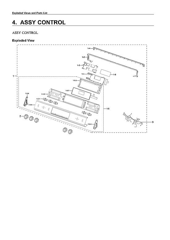 Control Panel Assembly NX60T