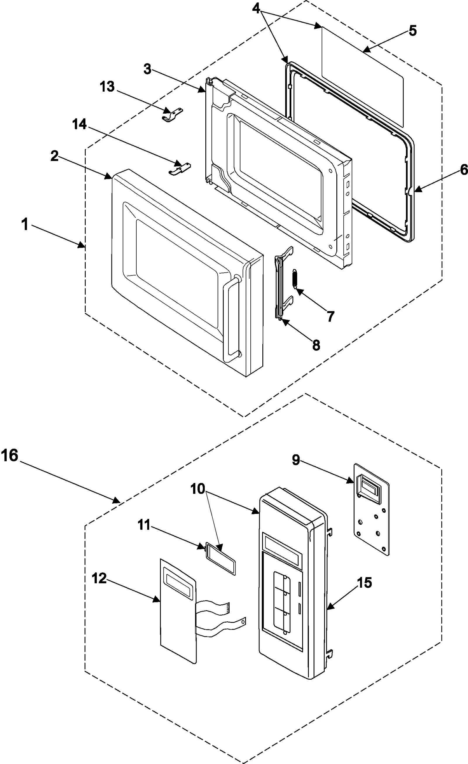 HINGE-DOOR(U);MW8103SS,CR-SCP1