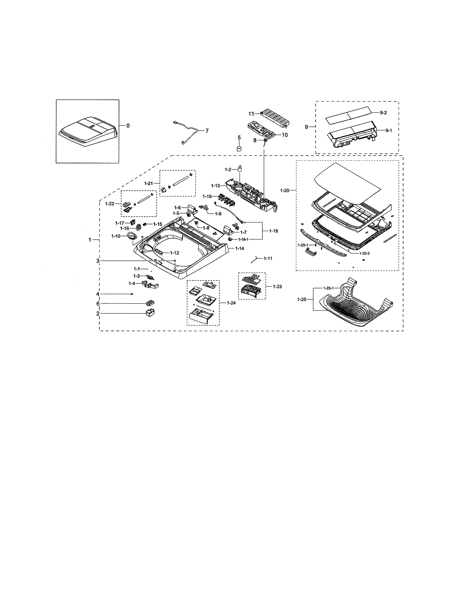 Assembly Cover Top Closer WA50K