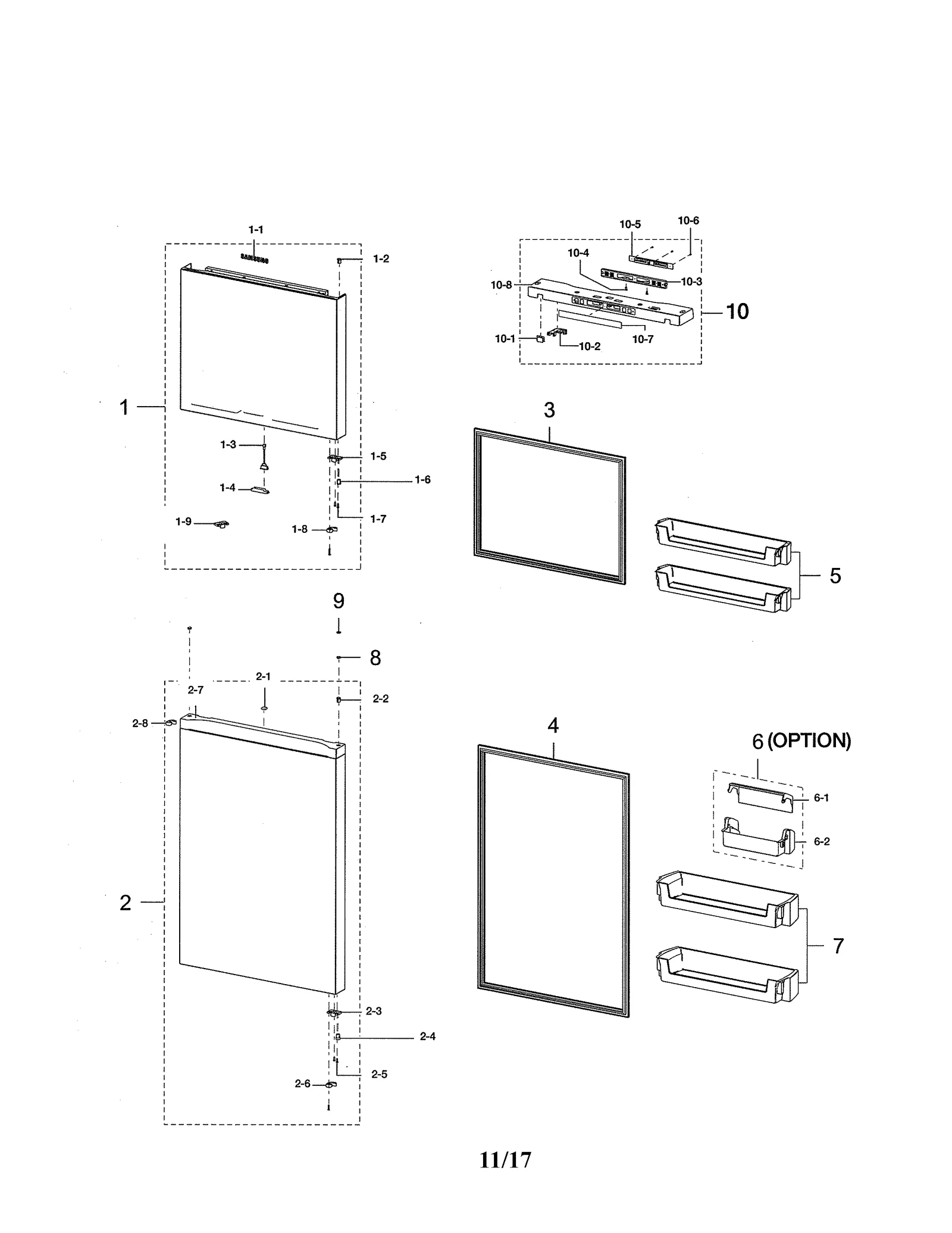 Door Cap Cover RT6500M