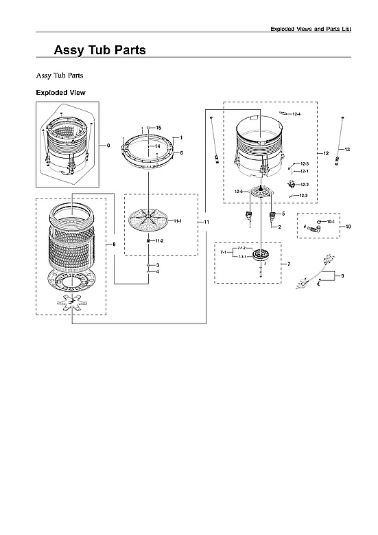 Cover Tub Assembly
