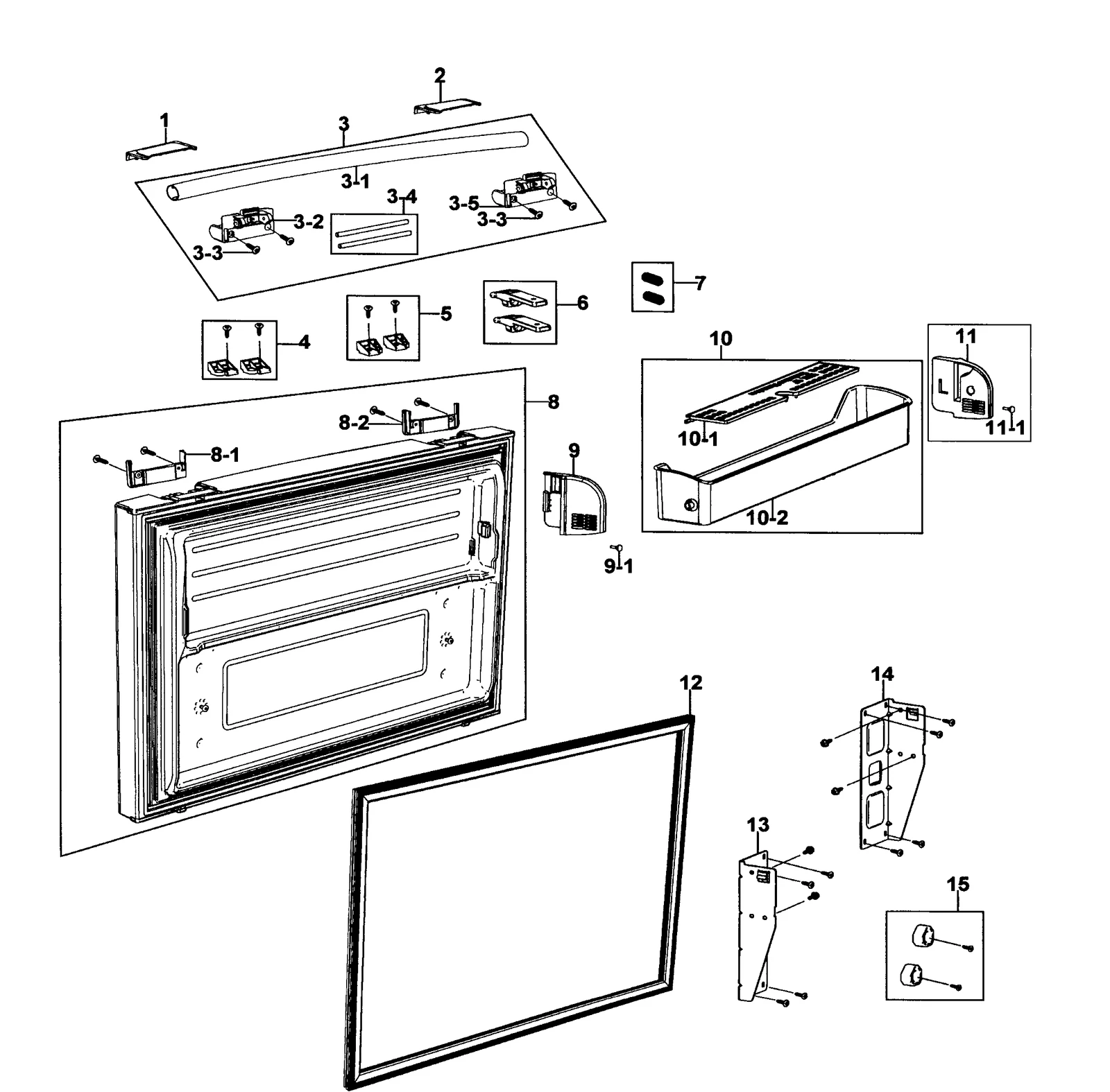 COVER-Handle FRE L;AW-PJT,ABS