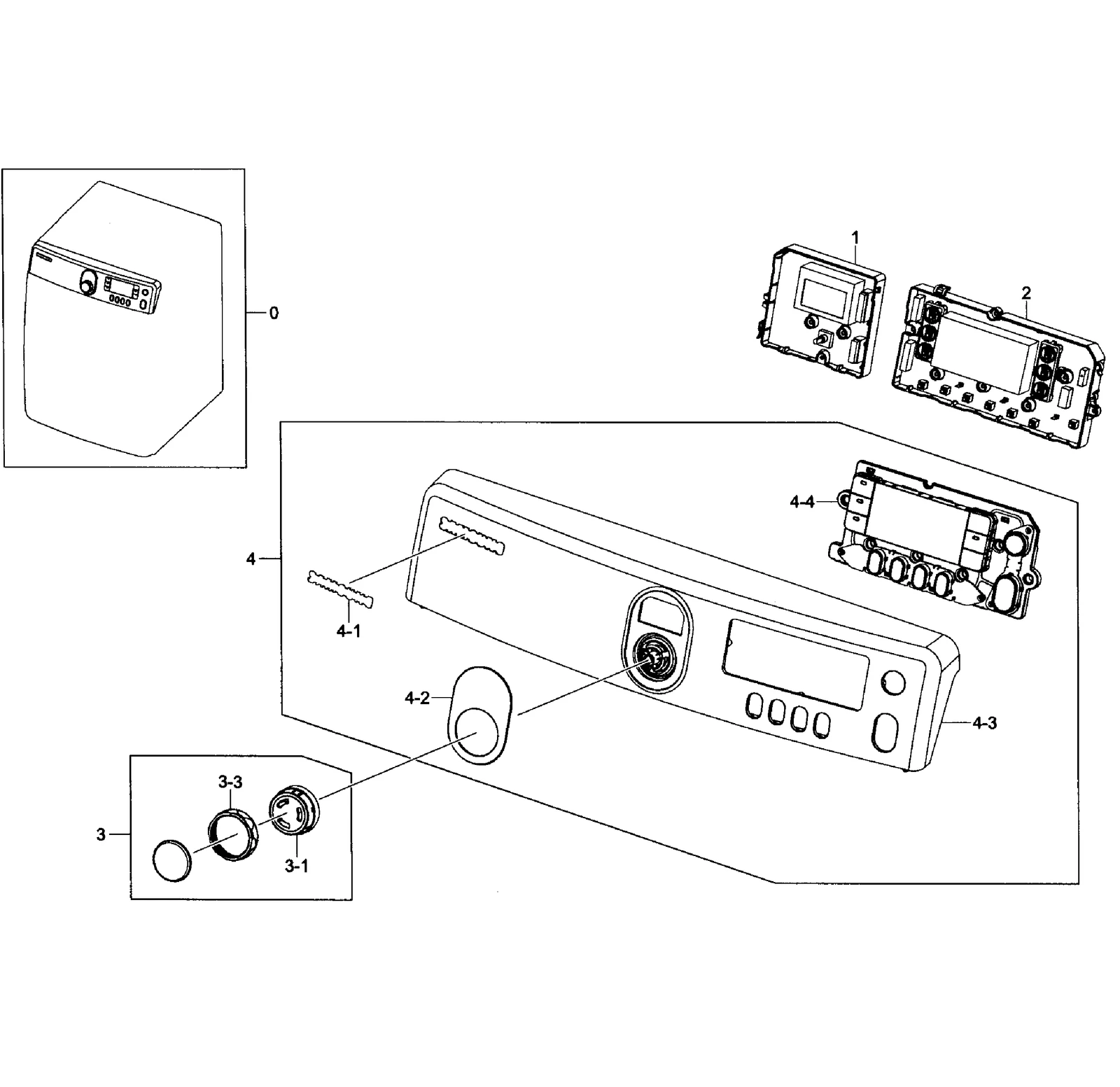 Control Semi Panel Assembly