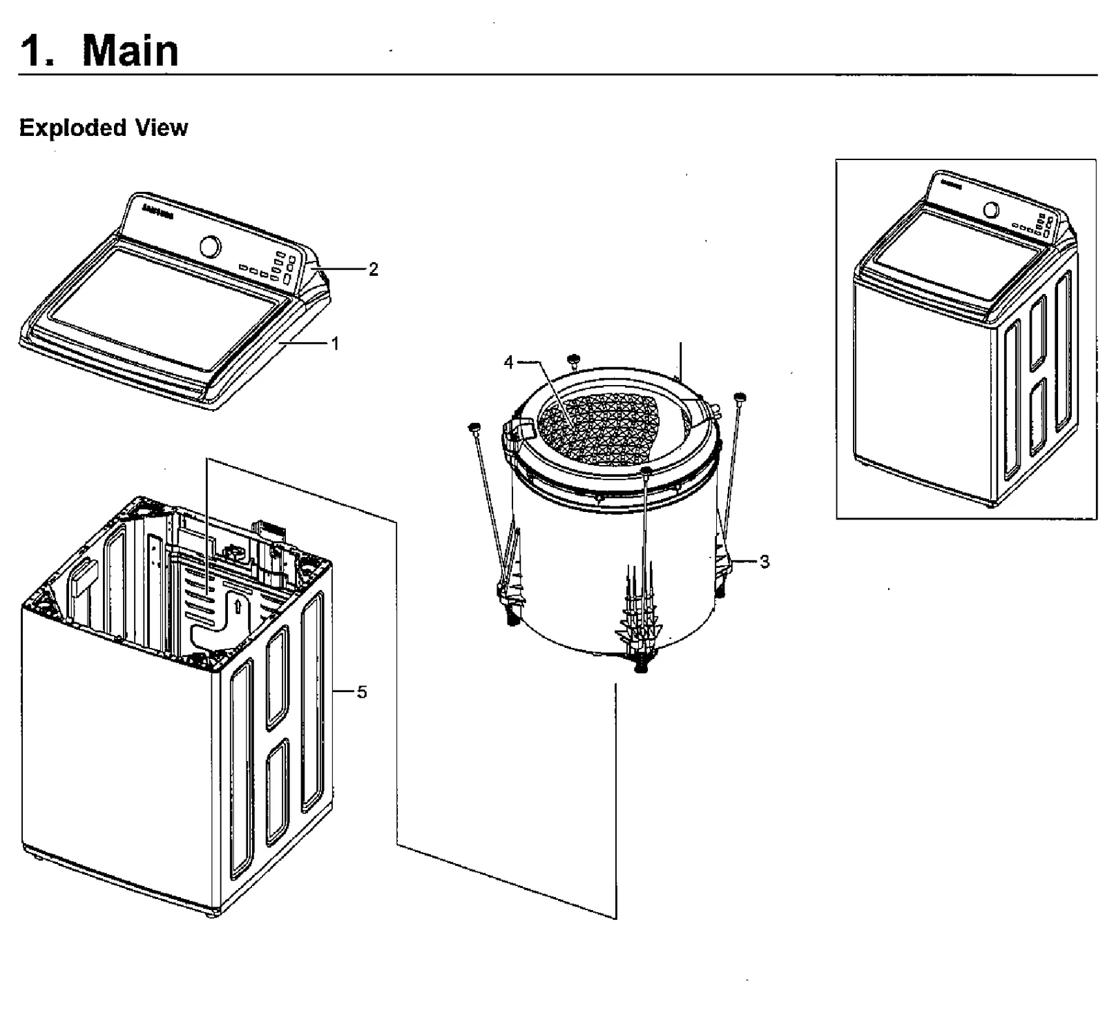 Assy Frame Case Parts