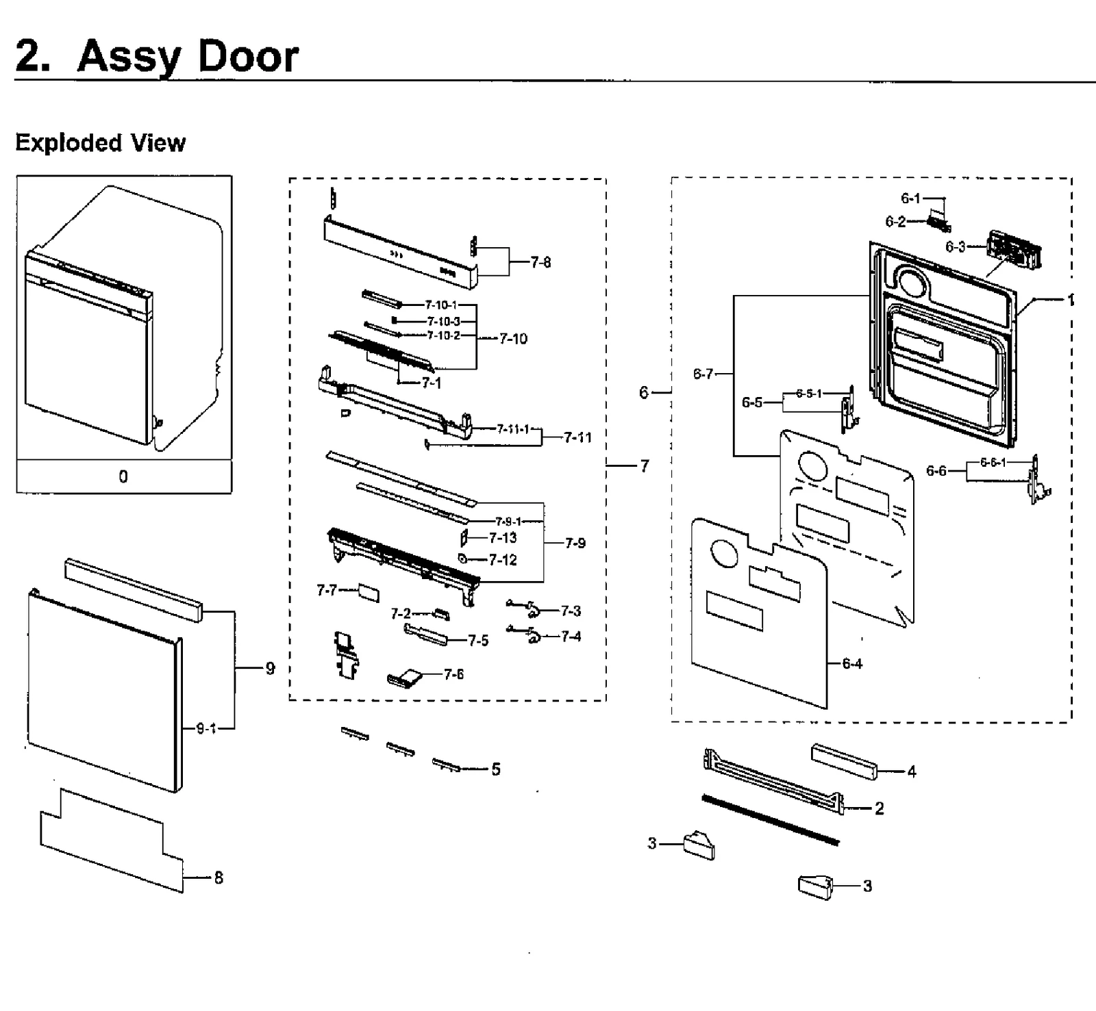 Assembly Door Handle