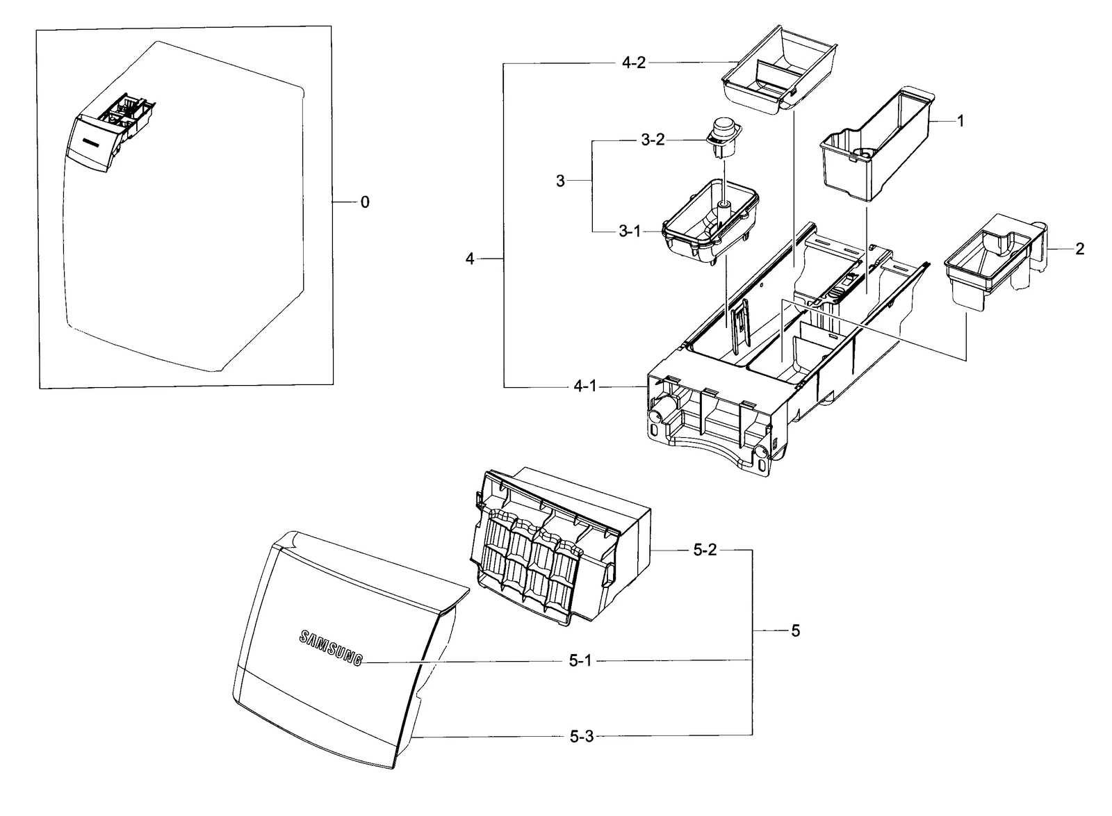 Drawer Assembly Panel Grace WF