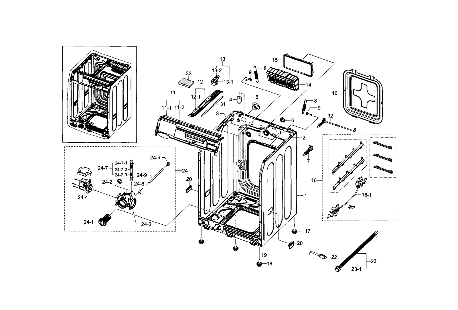 Assembly Main Wire Harness Guide
