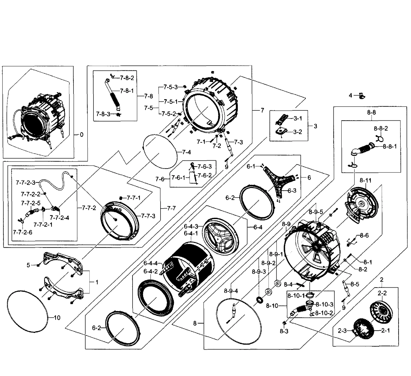 Front Tub Assembly