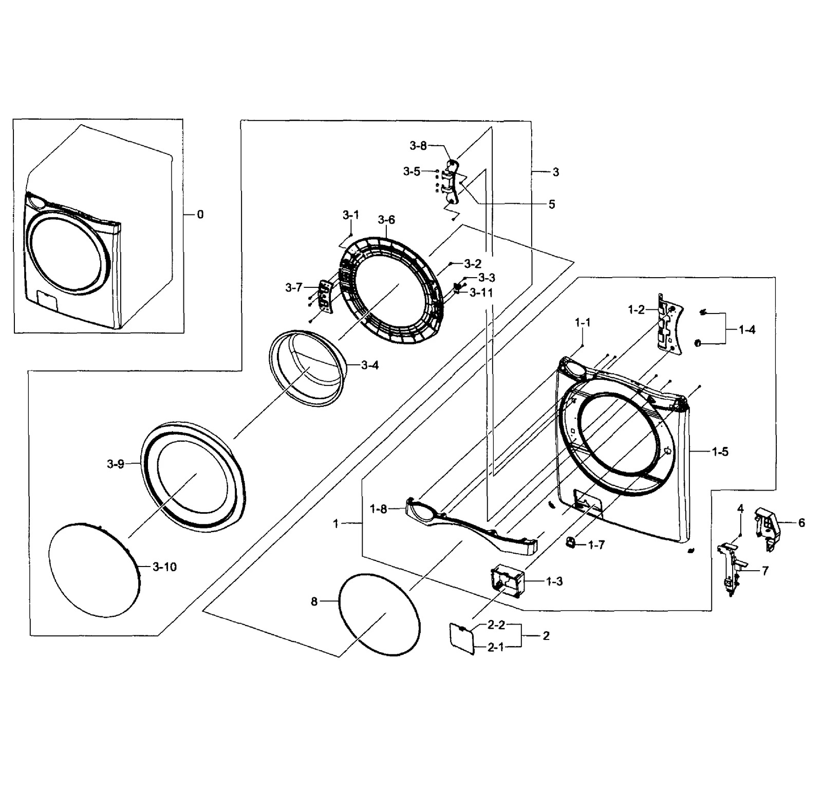 Assembly FRAME FRONT;GRACE-S,WF455