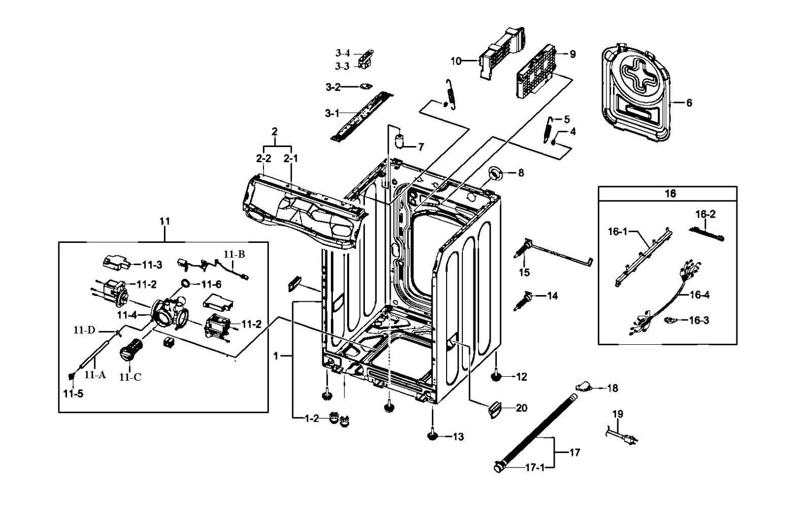 Assembly Guide Wire Harness