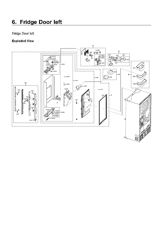 Left Door Foam Assembly AW3