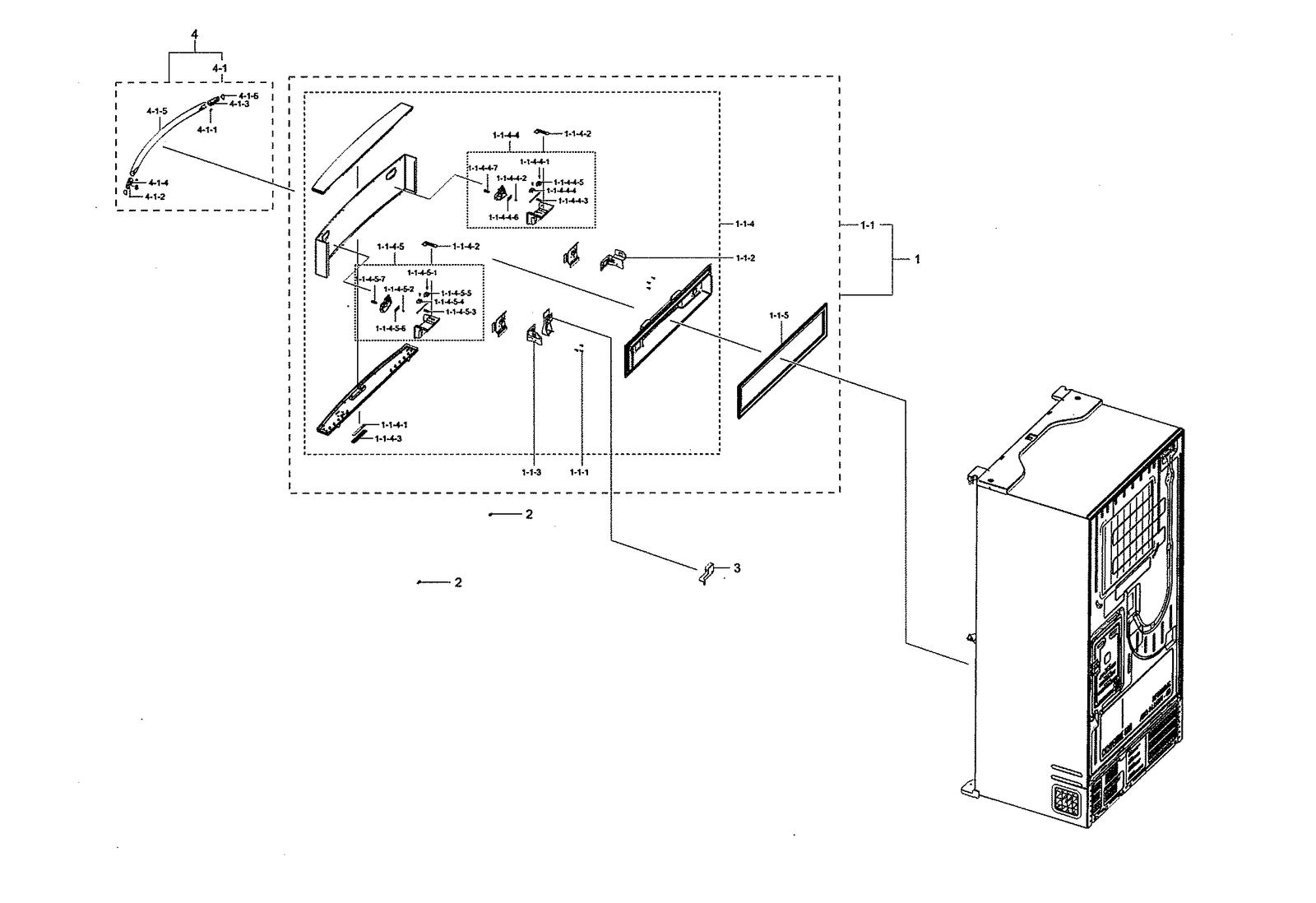 Assembly Packing Door Middle