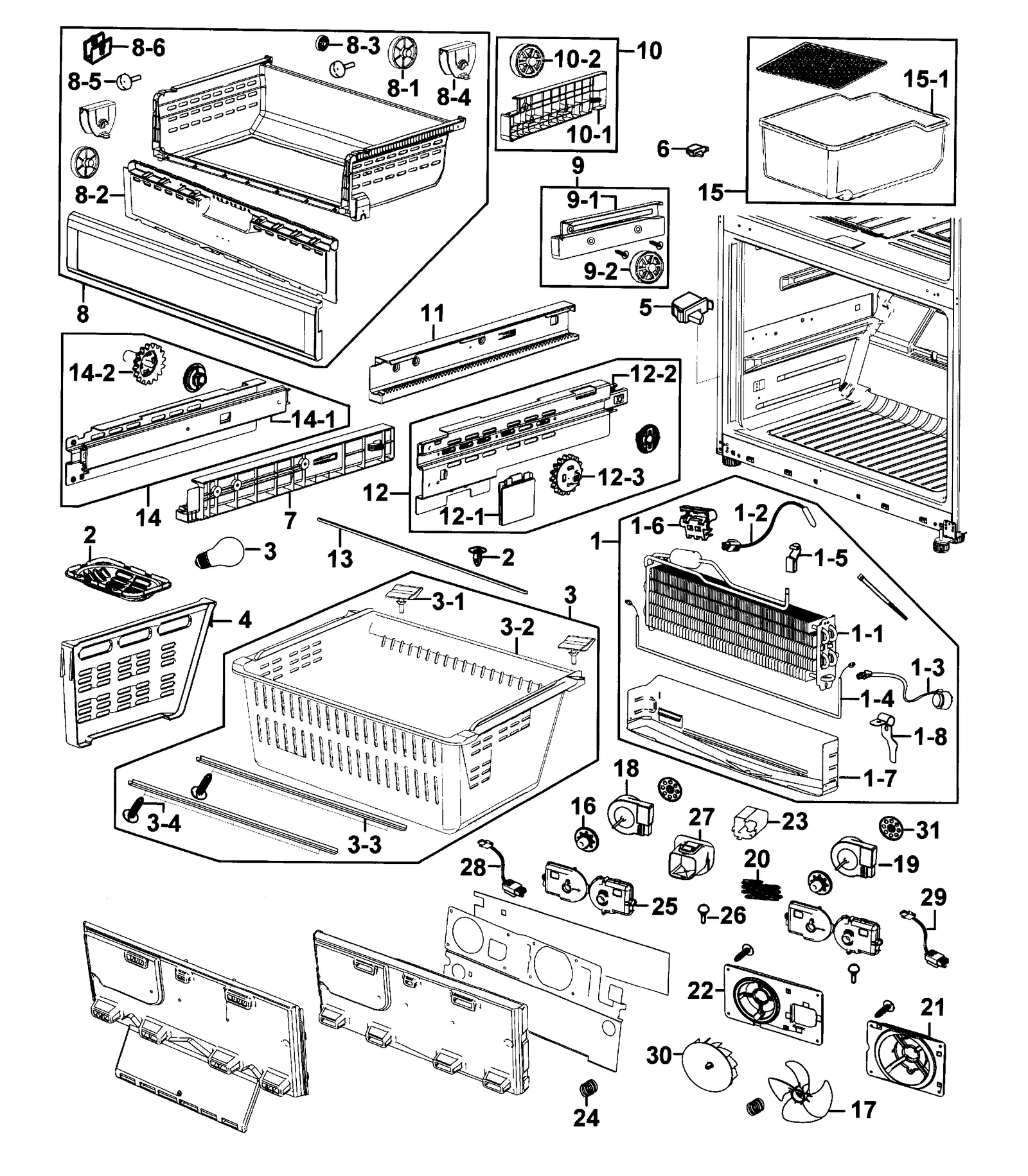 Evaporator Assembly Ice